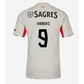 Billiga Benfica Franjo Ivanovic #9 Bortatröja 2025-26 Kortärmad